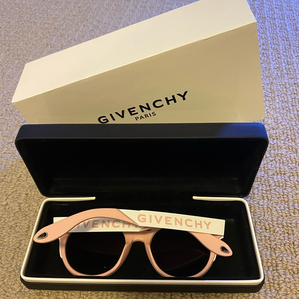 Authentic Givenchy pink and white sunglass